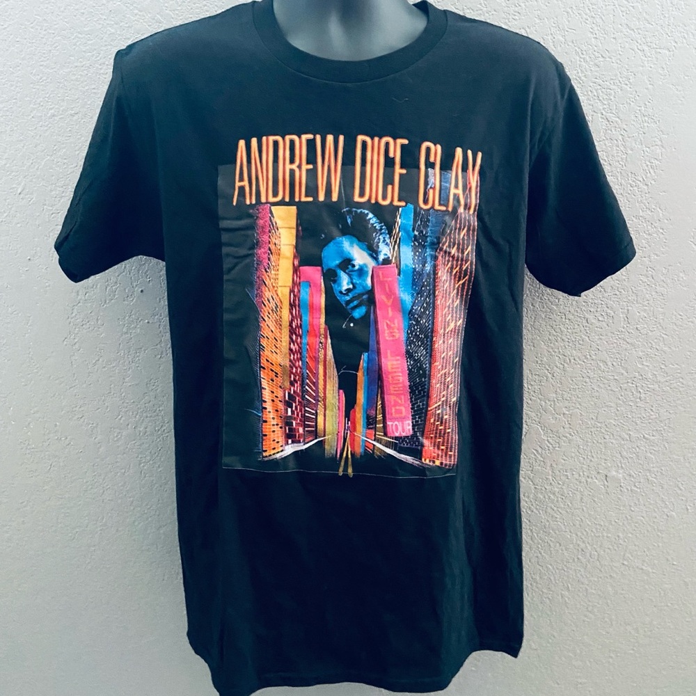 Vintage Andrew Dice Clay official 1991 Living Legend Tour t1shirt - Large